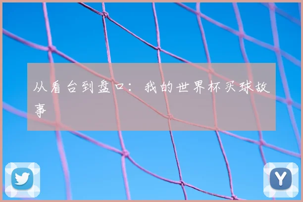 从看台到盘口:我的世界杯买球故事